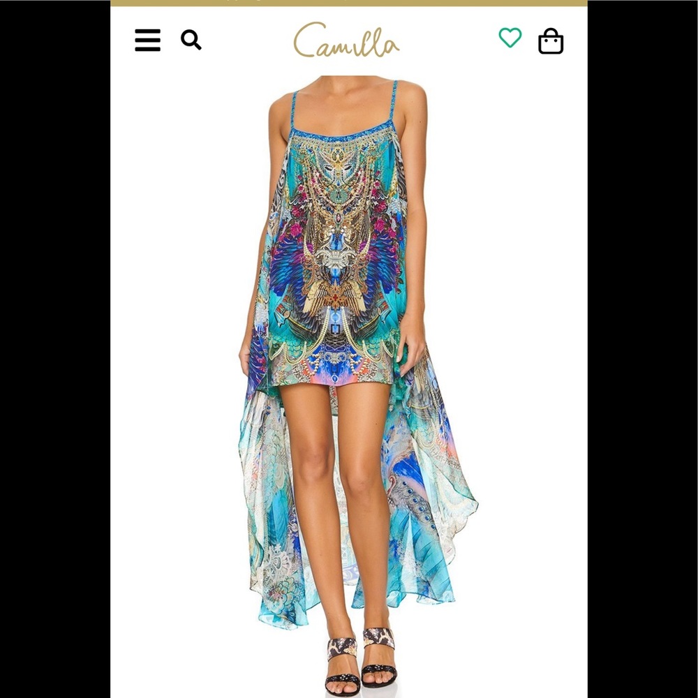Camilla mini dress with overlay. Stand out piece✨